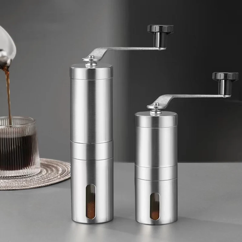 Burr Hand Grinder - 스테인리스 휴대용 수동 커피 그라인더, 세라믹