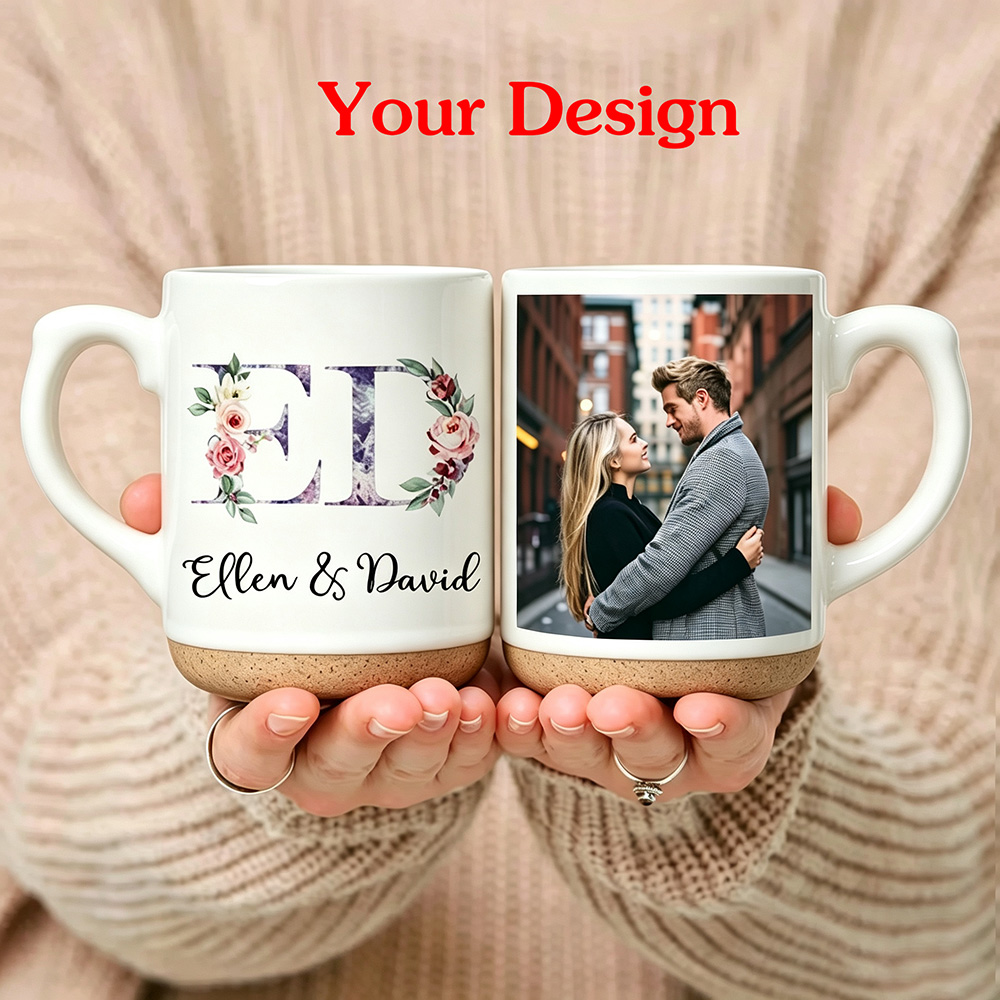 Coffee Tea Images - 맞춤형 사진 에나멜 머그컵, 이름/사진/텍스트가 들어가는