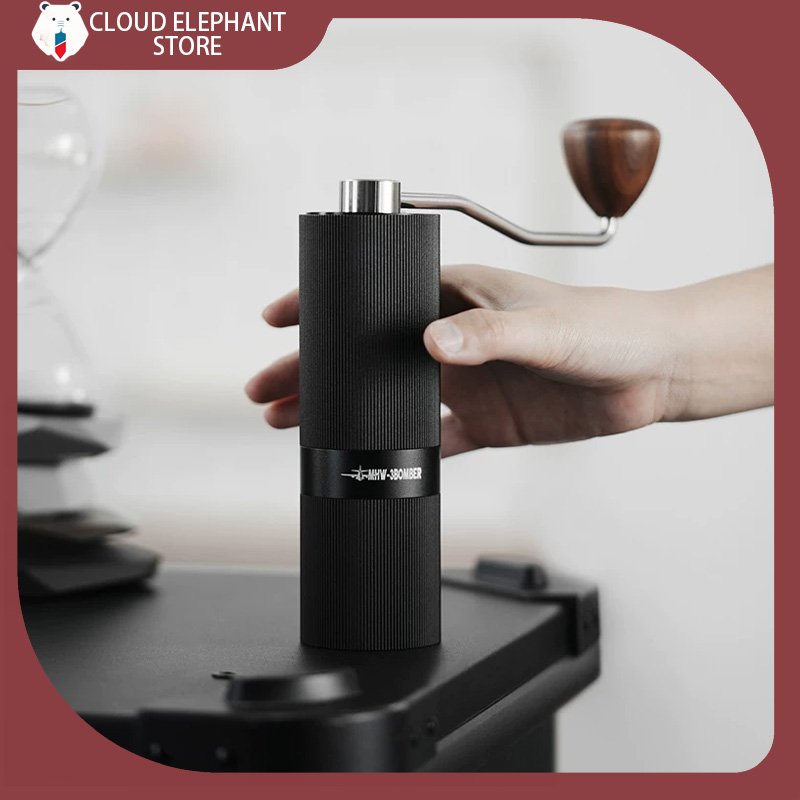 Burr Hand Grinder - MHW-3BOMBER 수동 에스프레소 그라인더, 6단계 각도