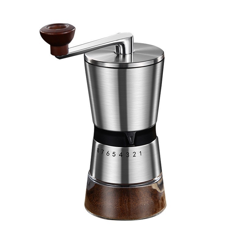 조절 가능한 가정용 휴대용 커피 그라인딩 도구 수동 커 - Burr Hand Grinder 리뷰 및 가격