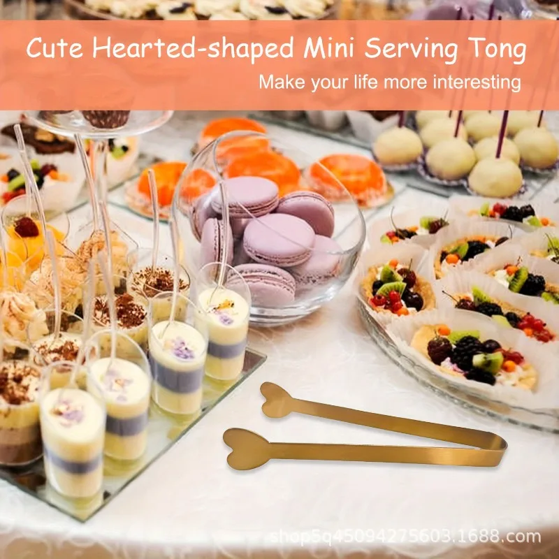 4/6PCS 스테인레스 스틸 하트 모양의 미니 집게 설 - Coffee Tea Sugar 리뷰 및 가격