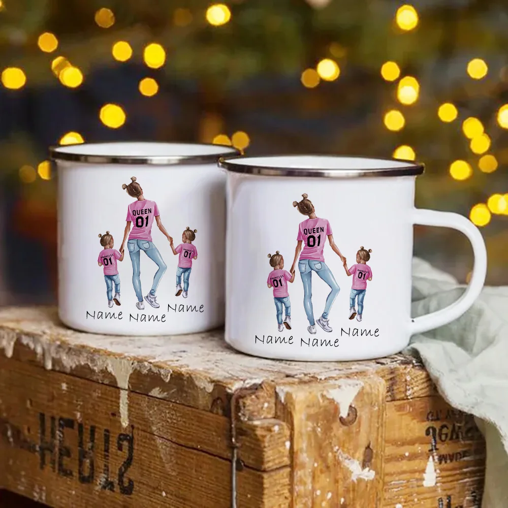 어머니 두 딸 커스터마이징 머그잔, 커피 머그잔에 자신 - Coffee Tea Name 리뷰 및 가격