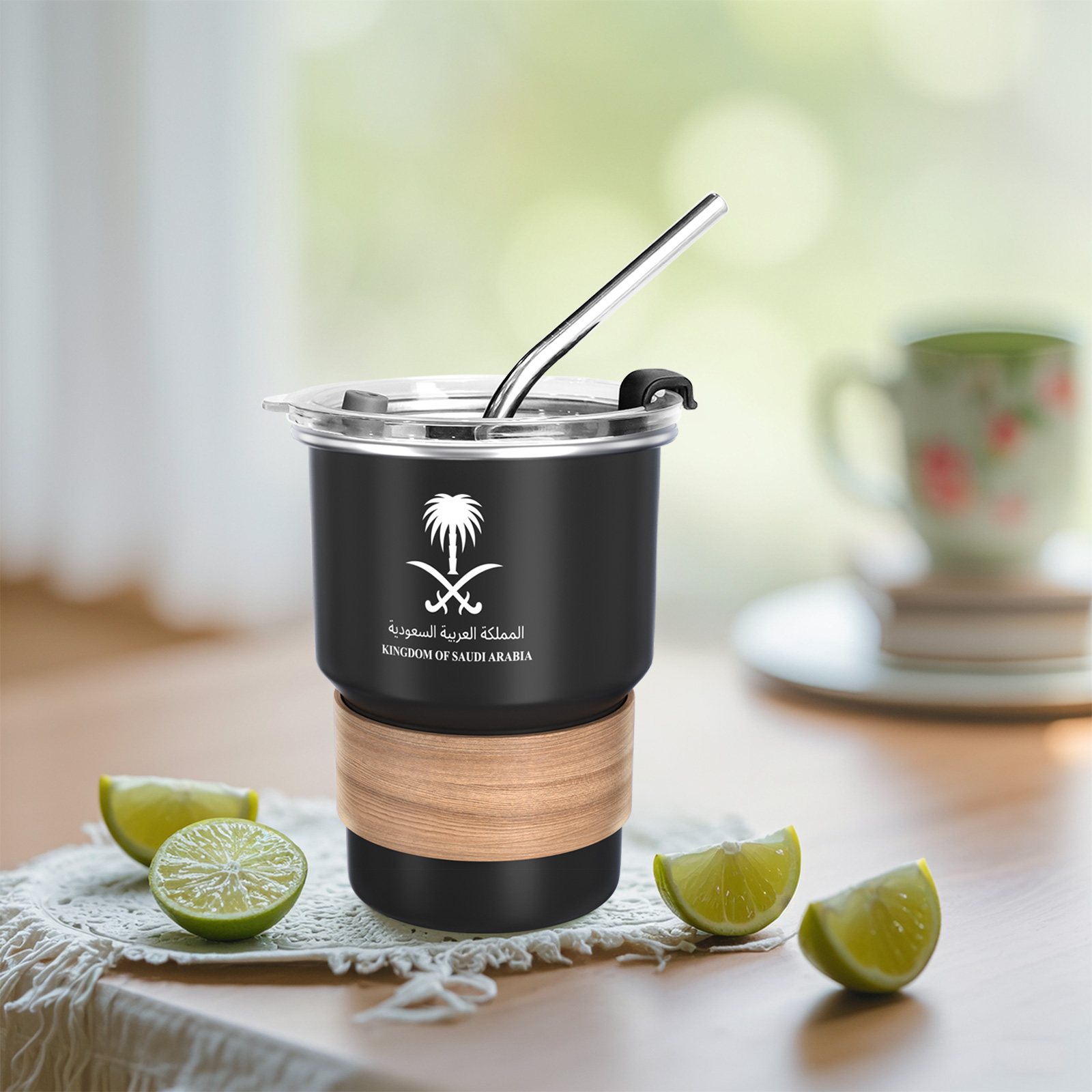 500ML 사우디 아라비아의 국가 상징 로고 커피 머그 - Coffee Tea Name 리뷰 및 가격