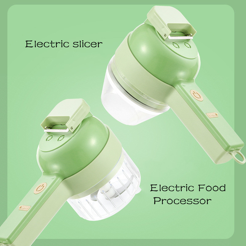 4In1 전기 야채 커터 세트 휴대용 무선 전기 마늘  - Burr Hand Grinder 리뷰 및 가격