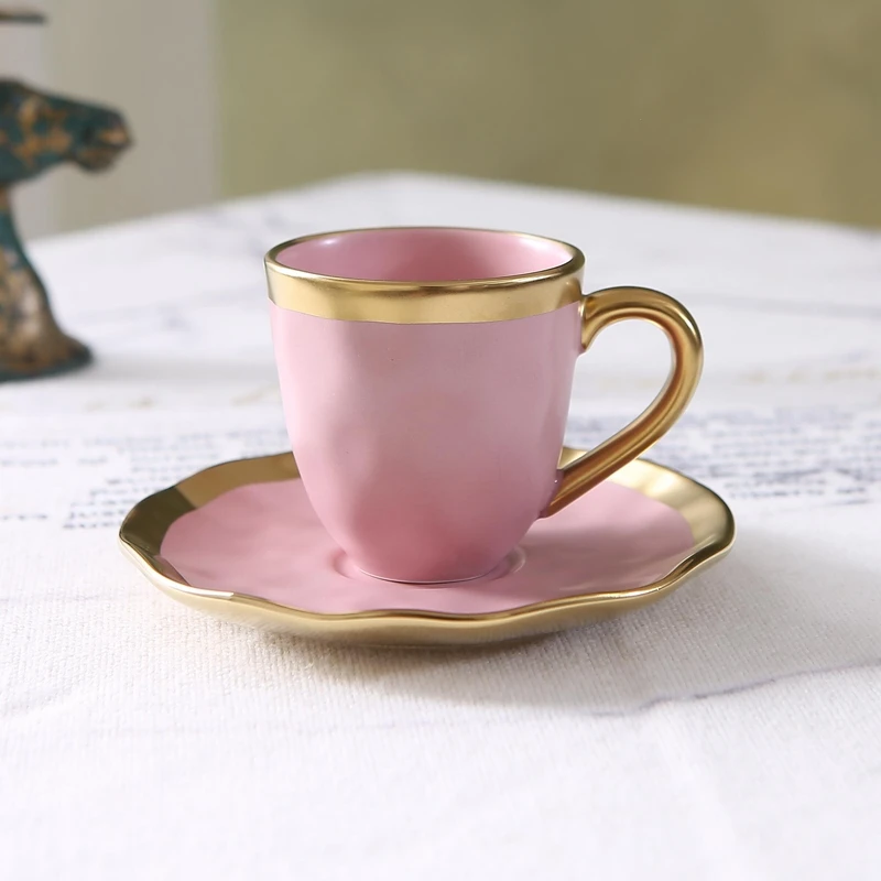 이탈리아산 유색 유약 세라믹 소형 커피잔과 접시 세트, - Coffee Tea And Sugar Set 리뷰 및 가격