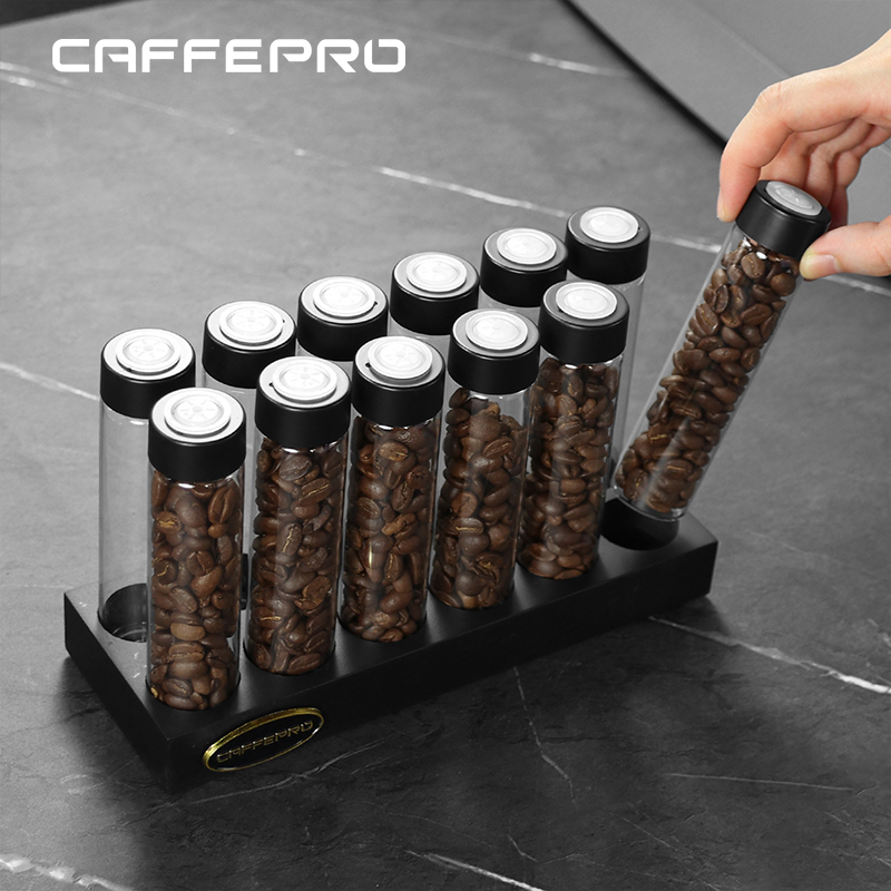 카페프로 커피 원두 보관용 튜브형 용기, 단일 포장용, - Coffee Tea And Sugar Set 리뷰 및 가격