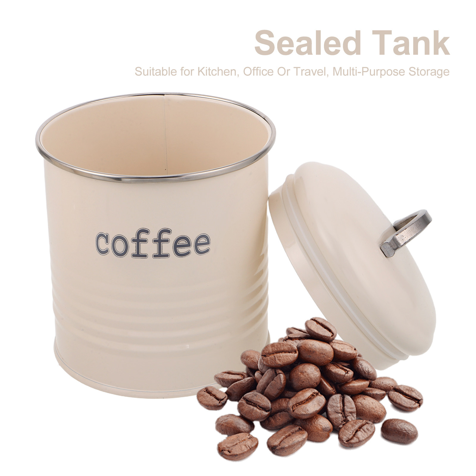 3개 세트 밀폐형 커피 원두 보관 용기, 밀폐형 차/설 - Coffee Tea Sugar 리뷰 및 가격